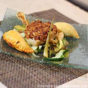 Cabillaud en Croûte de Fenouil et Chorizo