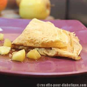Crêpes aux Pommes caramélisées