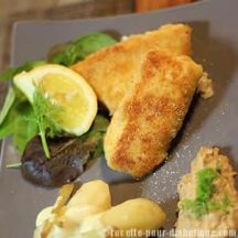 Croustillants d'Églefin Crèmes Fenouil et Citron