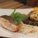 Saumon à l'Oseille rouge et sa crêpe aux légumes