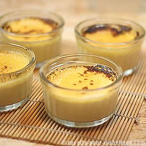 Crème brulée sans sucres