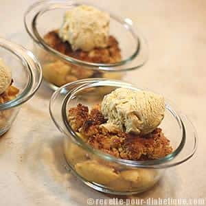Crumble aux Pommes allégé