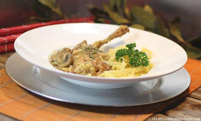 lapin à la moutarde