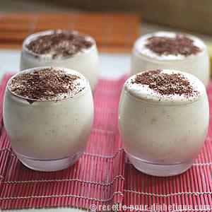 Panna Cotta Banane allégée en sucres