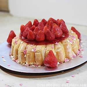 Charlotte aux Fraises allégée