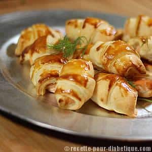 Mini-Croissants apéritif au Saumon frais