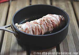Filet mignon de Porc bardé à la moutarde