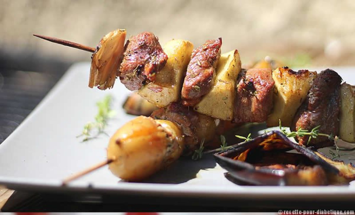 Temps De Cuisson Brochette De Canard Au Barbecue Weber Brochettes de Magret de Canard aux Pommes
