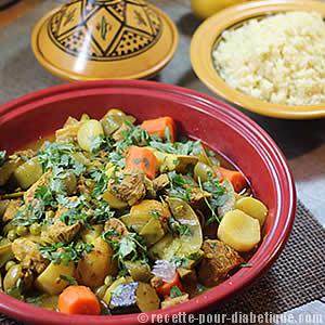 Tajine de Veau aux légumes
