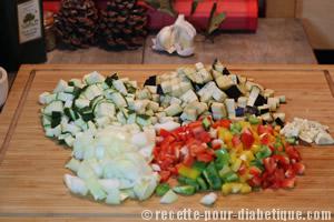 Thon grillé, Ratatouille et Risotto au pesto