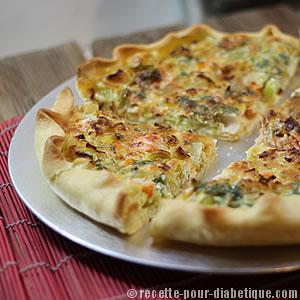 Quiche saumon poireaux