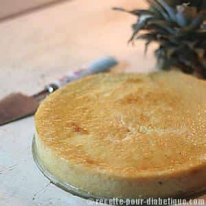 Flan à l'Ananas sans lait ni gluten et sans sucre ajouté