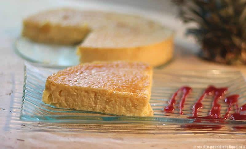 Flan A L Ananas Sans Lait Ni Gluten Et Sans Sucre Ajoute