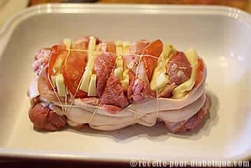 Rôti de veau Orloff