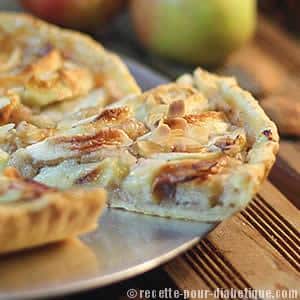Tarte aux Pommes et Amandes sans sucre ajouté