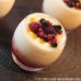 Mousse à la mangue et fruits rouges façon Panna Cotta