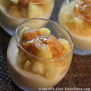 Panna Cotta aux Pommes et Confiture de lait