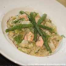 Risotto Saumon et Saint-Jacques