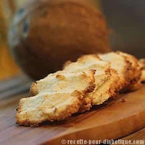 Tuiles à la noix de coco sans sucres ajoutés