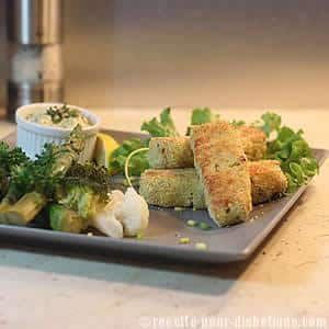 Croquettes de Cabillaud et ses Légumes sauce tartare