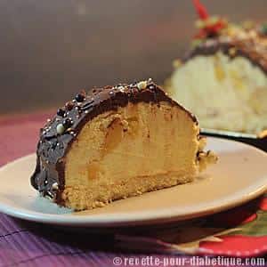 Bûche glacée à l'Orange et Chocolat