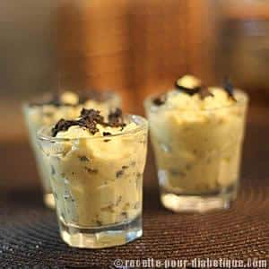 Verrines d'oeufs brouillés à la Truffe