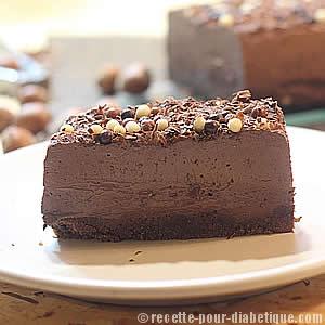 Bavarois au Chocolat allégé en sucres