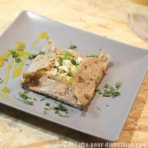 Galettes de Blé noir au Saumon et Poireaux