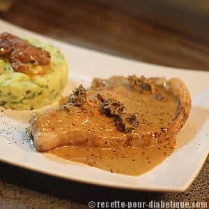 Côte de veau sauce Morilles
