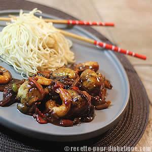 Bouchées chinoises au Poisson sauce Aigre douce