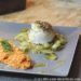Cabillaud, Purée Potimaron Patate douce et Fondue Poireaux Fenouil