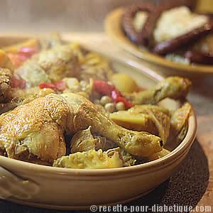 Couscous au poulet et aux légumes d'Hiver