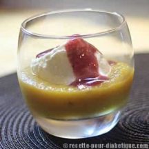 Faisselle à la purée de Mangues