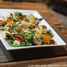 Salade aux Noix, Champignons et Roquefort