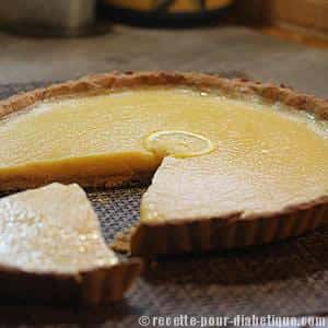 Tarte au citron allégée