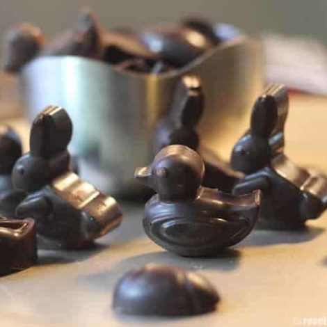 Chocolats de Pâques sans sucre