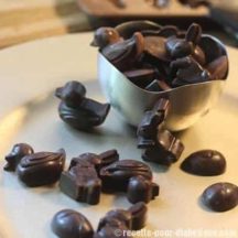 Chocolats de Pâques sans sucre