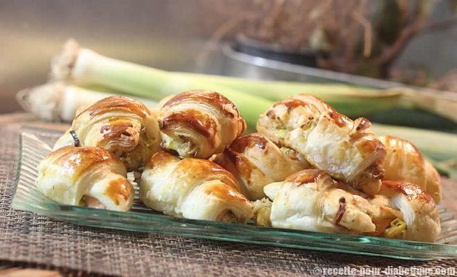 mini-croissants-saumon-poireau