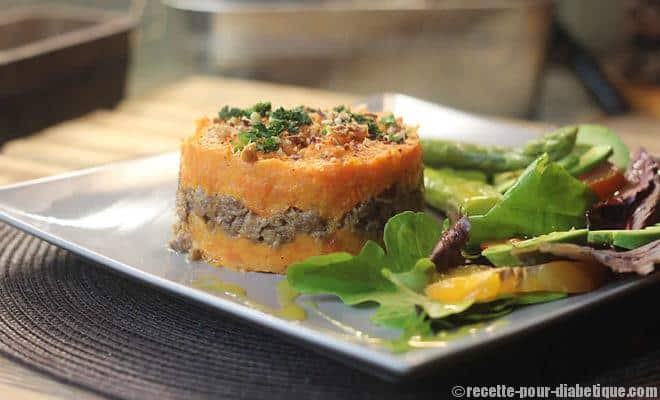 Parmentier de patate douce pour bébé