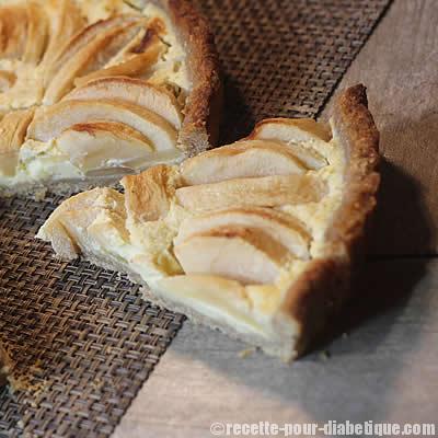 Tarte aux Pommes à la pâte sablée IG Bas