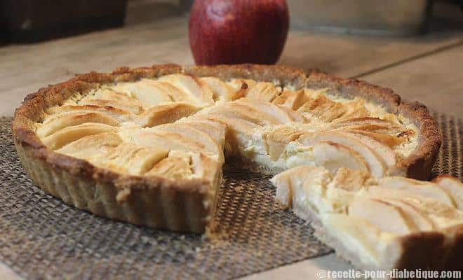 tarte au pommes sans sucre