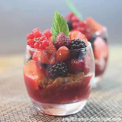 Brocciu aux Fruits rouges et Spéculoos