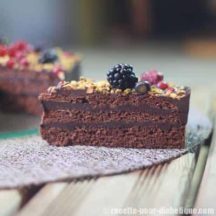 Gâteau Chocolat Fruits Rouges
