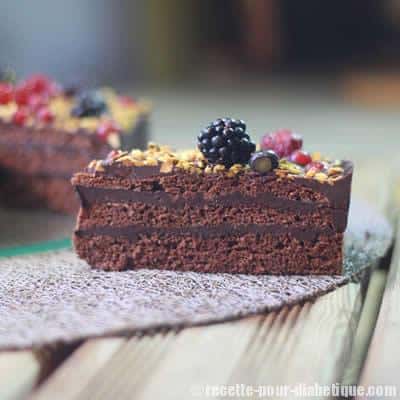 Gâteau Chocolat Fruits Rouges