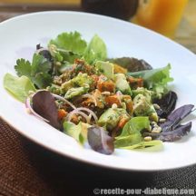 Patates douces à l'Avocat (en salade)