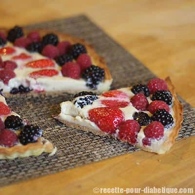 Tarte aux fruits rouges