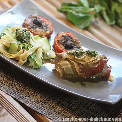 Saltimbocca de veau au Pesto