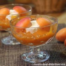 Faisselle à la compote d'Abricot