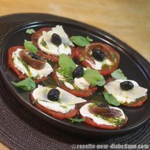 Carpaccio de Tomates Mozzarella
