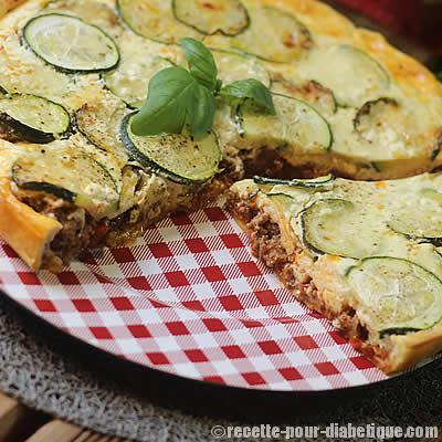 Quiche Provençale à la viande hachée